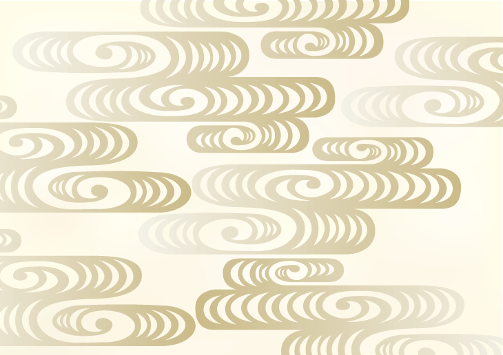 霞文様に似ている流水文