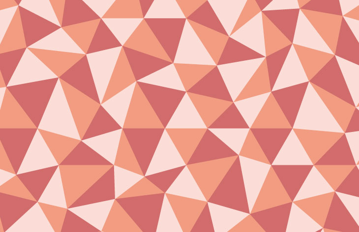 ランダムにつなげた鱗紋