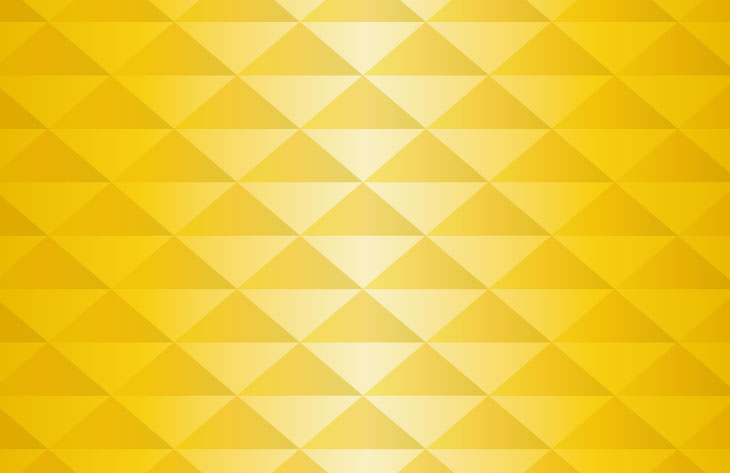 三角形の形状を少し変わると同じ金色でも違う趣になる鱗文様