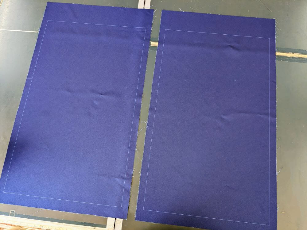 のれんの下準備