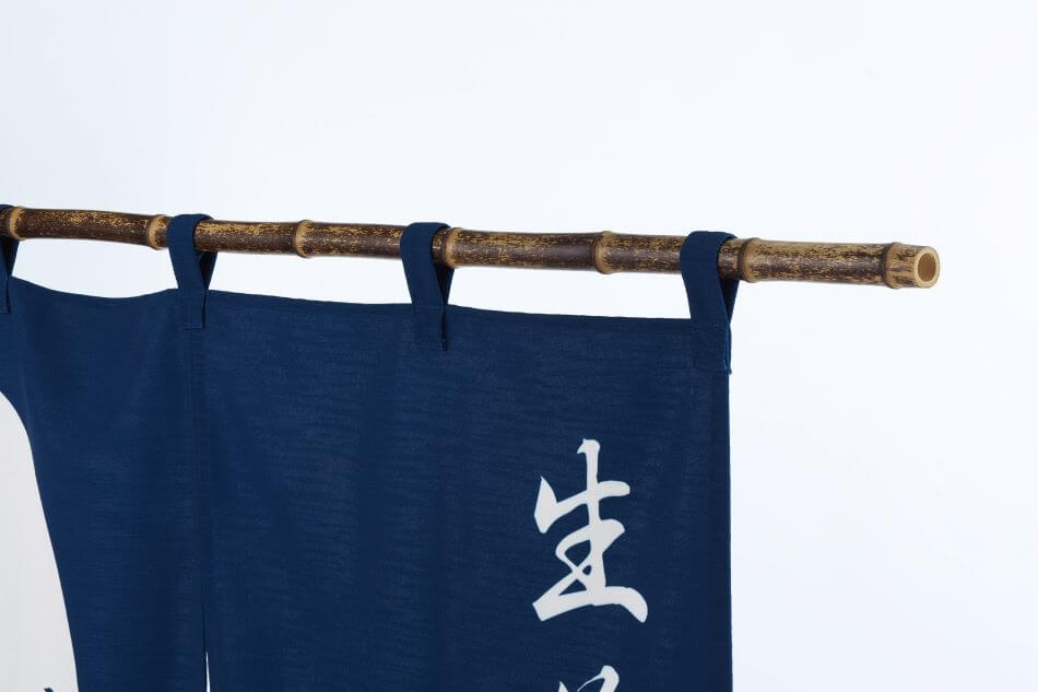 虎斑竹ののれん