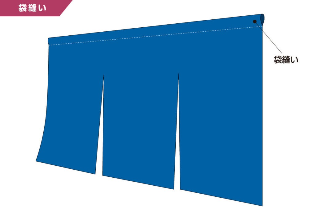 袋縫いのイラスト