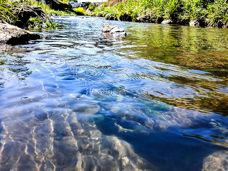 流水は川の流れから生まれた