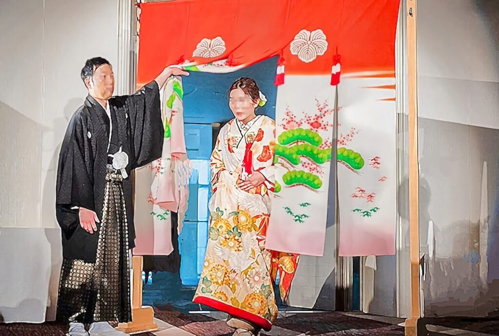 披露宴入場のれん