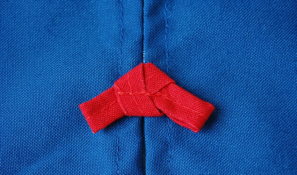 のれんの飾り結び