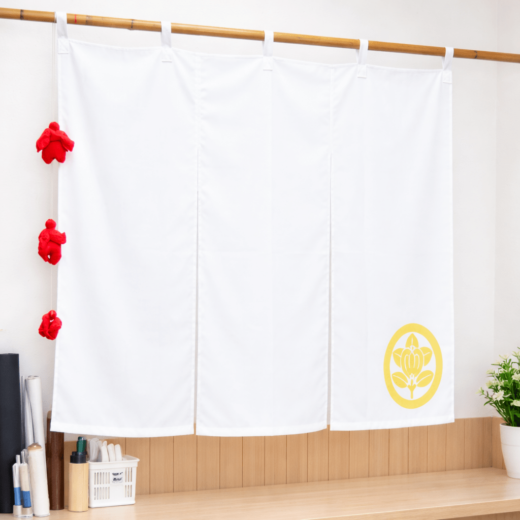 のれんの飾り　くくり猿